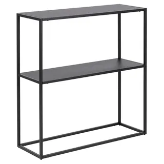 ac-design Nino Konsolentisch 79,5 x 80,5 x 26 cm schwarz