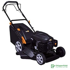 FEIDER FTDTR5220 Petrol Lawnmower Drive 196 cm3 - for Lawns up to 2000 m2 - Cutting Width 52.5 cm - 4-Stroke Engine - Steel Housing - Collection Tank 65 L - Tool for Garden and Lawn Care