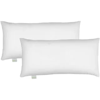 Bodyprotect 2er Set Ecoline Kissen 40x80 cm, Schlafkissen, Bett Kopfkissen 40 x 80 cm, 100% Mikrofaser, Polster, Pillow, Bettkissen Allergiker, waschbar, Made in EU