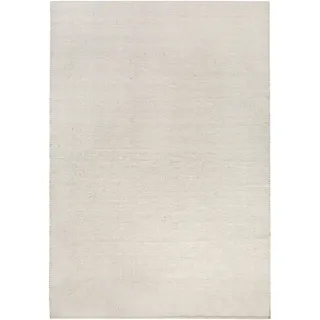 Steffensmeier Handwebteppich 240/340 cm Kos , Creme , Naturmaterialen , Rechteckig , 240x340 cm , beidseitig verwendbar , Teppiche und Böden, Teppiche, Webteppiche