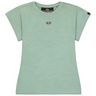 Alpha Industries Damen World Slim T-Shirt, Frost Green, L