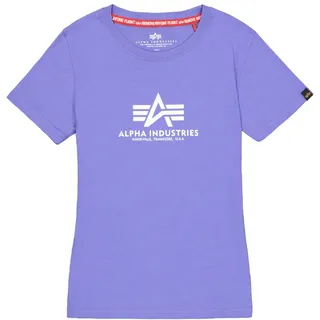 Alpha Industries New Basic Kurzarm-T-Shirt Electric Violet XS