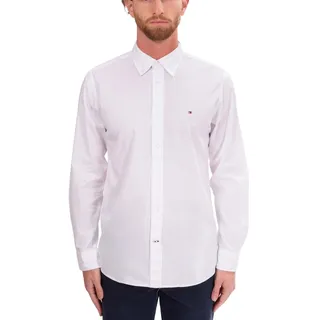 Tommy Hilfiger CORE FLEX POPLIN RF SHIRT Freizeithemden Herren, Weiß M