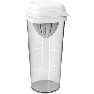 Rotho Loft 1 l Weiß-Transparent