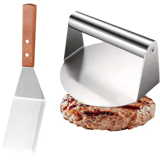 DEANKEJI 5,5 Zoll Smash Burgerpresse, 2 Stück Burger Presse-Pack, mit Antihaftbeschichtung Burger Patty Presse, Ideal für Gleichmäßige Burger – die Perfekte Wahl für Grill und Küche