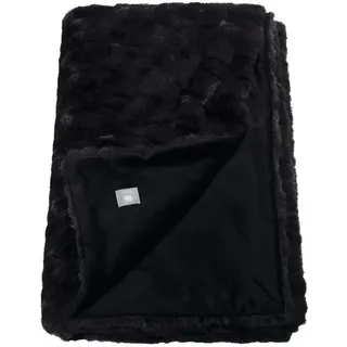 Musterring Tagesdecke FURRY Grau Decken & Kissen Schwarz