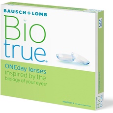 Bild Biotrue ONEday Tageslinsen, sphärische Kontaktlinsen, weich, 90 Stück / BC 8.6 mm / DIA 14.2 mm / +4.75 Dioptrien