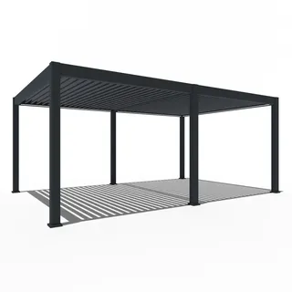 Weide Pergola Deluxe Plus 6 x 4 m Grau