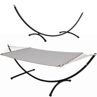AMANKA Doppel-Hängematte 200 x 120 cm Grau