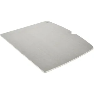 Grillrost.com Das Original Grillplatte 1,7 kg Edelstahl Silber/Weiß