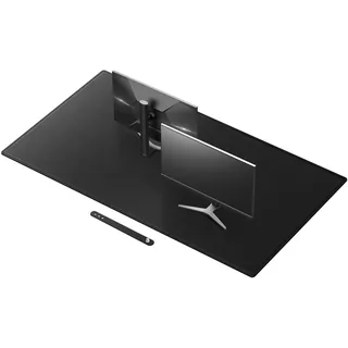 Cacoy 1600 x 800 mm Übergröße PU Leder Schreibtischunterlage, XXL Groß Gaming-Mauspad, Erweitertes PU-Leder Schreibtisch Unterlage und Tischunterlage für Büro und Zuhause Deko Zubehör, Schwarz