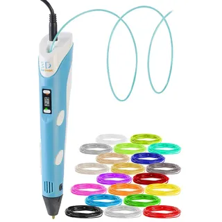 FreeSculpt 3D Druckstift: 3D-Drucker-Stift, USB-Stromversorgung, inkl. 20 PLA-Filamente (Printing Pen, Stift Kinder, Kugelschreiber)