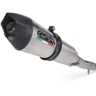 Gpr Exclusive Gpe Anniversary Titanium Nc 750 X/s Dct 14-16 Homologierter Slip On Schalldämpfer - Satin Titanium / Black - Homologated