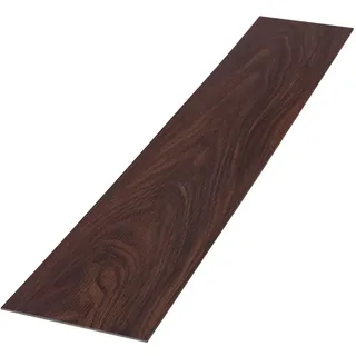 ML-Design Deluxe PVC Bodenbelag Selbstklebende Vinylboden, Rot-Braun Nuss