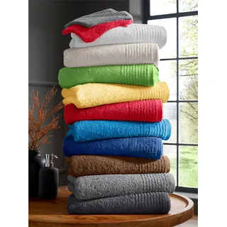 Handtuch ROSS Gr. 1, türkis, B:50cm L:100cm, 100% Baumwolle, Handtücher, Handtuch