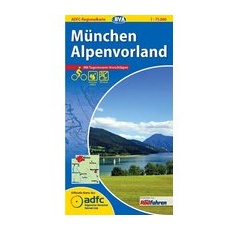 Bielefelder Verlag München/Alpenvorland ADFC-Regionalkarte - One Size