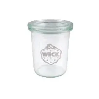 12er Pack Weck Gläser Vorspeisen Dessert Glas mit Deckel 160ml Höhe 8,5cm Einmachglas Einkochglas