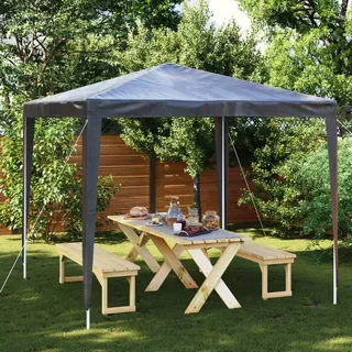 vidaXL Profi-Partyzelt 2,5×2,5 m Anthrazit 90 g/m2 - Grau