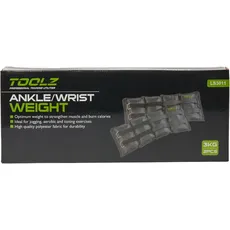 TOOLZ Wrist/Ankle Weight 3kg - 2pcs Gewichtsmanschetten - Schwarz