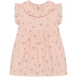 Minymo Dress SS AOP w. Lining peach blush (5003) 62