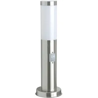 Smartwares Gartenleuchte mit Bewegungsmelder – Reichweite 9 m – IP44 – Einstellbare Leuchtdauer – E27‐Fassung – Außenlampe ideal für Wege und Eingänge – 10.042.75