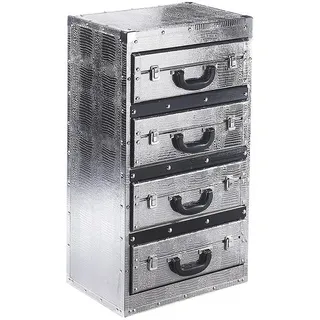 Kobolo Sideboard 4 Fächer 0 x 0 x 0 cm silber