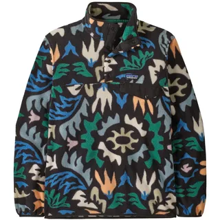 Patagonia Herren Lightweight Synch Snap-T Pullover Kaleido: Black M