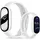 Smart Band 10 BT 47,74 mm Keramischgehäuse Pearl White Sportarmband weiß One Size