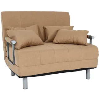 Mendler Schlafsessel HWC-K29, Klappsessel Schlafsofa Gästebett Relaxsessel, Liegefläche 186x97cm Stoff (270g