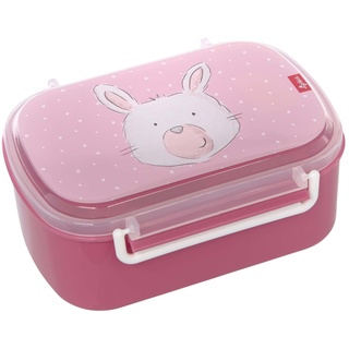 SIGIKID 25179 Brotzeitbox Hase Brotzeitbox BPA-frei Mädchen Lunchbox empfohlen ab 2 Jahren rosa/pink