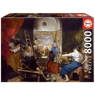 Educa Carletto 9218584 - Educa, Diego Velazquez: Las Hilanderas, Puzzle, 8000 Teile