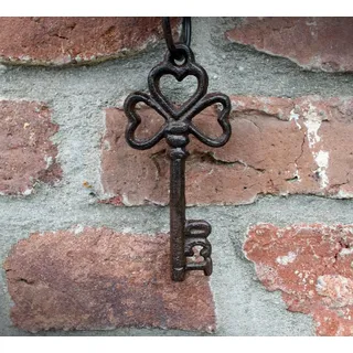 Deko Schlüssel Herz Gusseisen