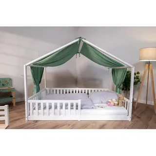 tiSsi Spielvorhang , Salbeigrün , Textil , 120-140x200 cm , Schlafen, Babytextil-Kollektionen