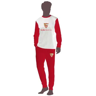 Sevilla Fc Langarm-pyjama - White / Red - 2XL