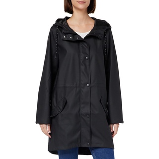 VERO MODA TALL Damen Vmmalou Coated Jacket Noos Tall Jacke, Schwarz, XS Tall EU