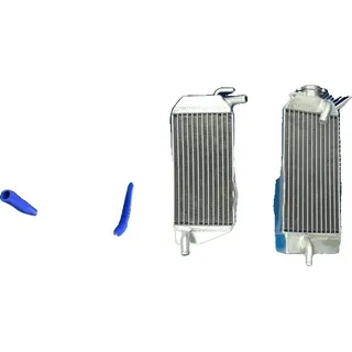 Aluminium-Radiator, langlebige Silikonschläuche, mehrere Farboptionen, Blau