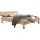 Holzbett »Prato«, Fußhöhe 20 cm beige