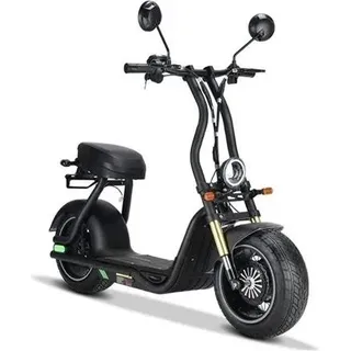 Elektroroller HECHT COCIS MINI BLACK – 1000 Watt, 48 Volt, 36 km Reichweite