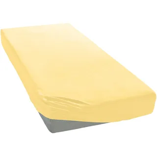 OTTO home Spannbettlaken Jersey 120 x 200 cm gelb