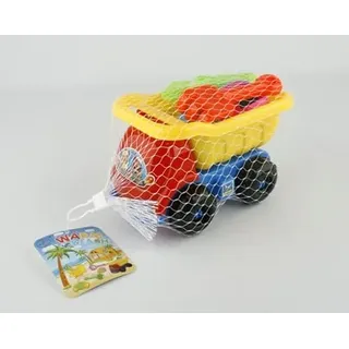 Dimasa Strand-LKW, 20 cm, mit Zubehör, Mehrfarbig (DIM06502)