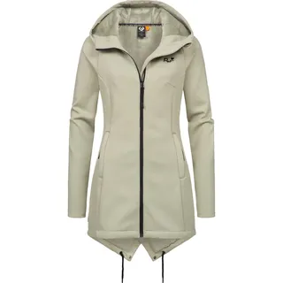 Sweatjacke RAGWEAR "Sweatjacke Wingi", Damen, Gr. XL, grün (dusty olive), Obermaterial: 95% Polyester PES. 5% Elasthan EL., Sweatjacken Sweatjacke