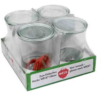 Weck Einmachglas Rundrandglas 750 ml 4 St.
