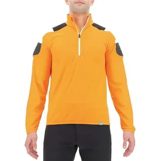 Uyn Natyon Tricolor 2nd Halbreißverschluss-sweatshirt - Orange Sunshine - S