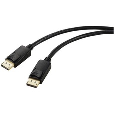 Bild von DisplayPort Anschlusskabel DisplayPort Stecker, DisplayPort Stecker 2.00m Schwarz DisplayP
