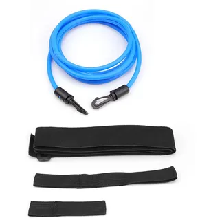 DEANKEJI Schwimmgürtel, 4 Meter Verstellbar Schwimmgurt, mit Netztasche zur Aufbewahrung, Zugseil Schwimmen Geeignet für Schwimmen, Krafttraining, Wassersport