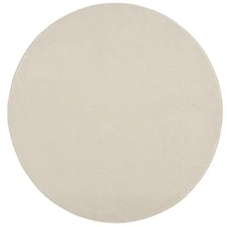 Webteppich , Creme , Textil , Uni , rund , Oeko-Tex® Standard 100 , pflegeleicht , Teppiche und Böden, Teppiche, Runde Teppiche