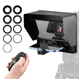 Vevor 25,4cm Teleprompter-Fernbedienung für Kamera Telefon Tablet Live-Streaming