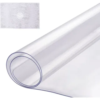 PVC-Tischschutz Tischdecke Tischfolie 356x610mm Schreibtischschutz 1,5mm - Transparent