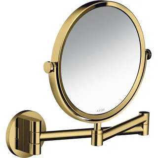 Hansgrohe Rasierspiegel Axor Uni. Circular Wandmontage, polished gold optic