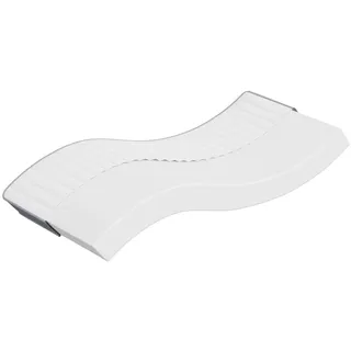 Kindermatratze Schaumstoff Mittelweich 80x160 cm - Weiß